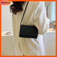 CHINHOUU ลายหินสักหลาด กระเป๋า Crossbody น้ำหนักเบามาก ไหล่เดียว กระเป๋าสะพายไหล่สักหลาด แฟชั่นสำหรับผู้หญิง สีทึบทึบ กระเป๋าแมสเซนเจอร์ สำหรับผู้หญิง