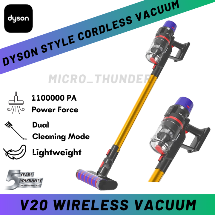 Dyson V20 HIGH POWER CORDLESS Vacuum Cleaner (FREE dust mite) Lazada PH