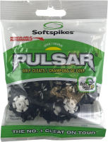 SOFTSPIKES Pulsar Fast Twist 3.0 Golf Cleat - 18 Count Black