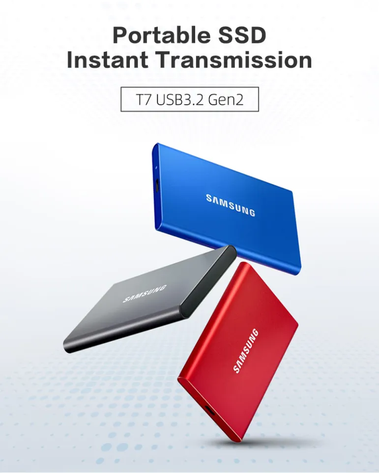 Samsung T7 portable NVMe ssd 1TB 500GB 2TB Shield 4TB External