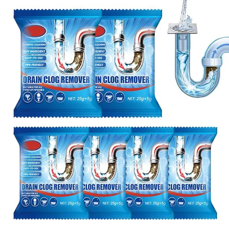 Clogged Sink Drain Cleaner Pipe Cleaning Powder Natural Plant