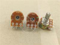 148ประเภท Potentiometer คู่ B10K B50K B100K พร้อม Stepper กับ Midpoint จับความยาว15MM ดอกไม้