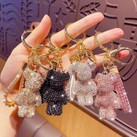 【YF】◘  Strass Rhinestone Keychain Leather Car Chain Pendant Llaveros Para Mujer