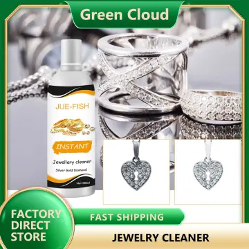 Jewelry Cleaner Liquid Cleaning Solutions Restores Shine for Gold