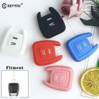 【cw】 KEYYOU 2 Buttons Silicone Key Cover Fob Case For Vauxhall Opel Vectra Astra h j g insignia vectra c Zafira Remote Car Key Shell