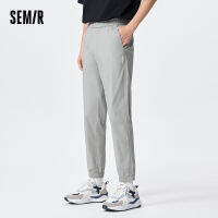 Semir กางเกงแฟชั่นสำหรับผู้ชายกางเกงลำลองฤดูร้อน2023ใหม่พิมพ์ลายตัวอักษรแบบเรียบง่าย