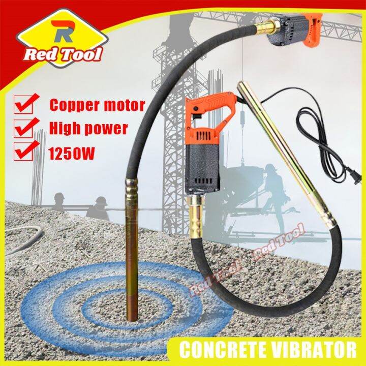 220V 1250w portable electric concrete vibrator Lazada PH