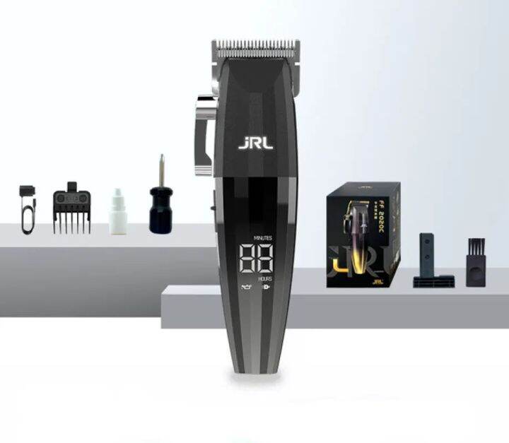 Professional Men's Hair Clipper Jrl 2020C Electric Clipper LED Display