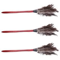 3X Ostrich Cleaning Feather Duster Ostrich Duster Ostrich Feather Duster Soft Feathers Duster