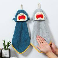 【CC】 41x21CM Cartoon Embroidery Hanging Coral Fleece Hand for Toilet Kids YU-C308