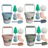 Beach Toy Sand Bucket Pool Beach Set Play Sand Shoveling Snow Summer Water Play Outdoor Games Swimming Baby Bath Toys for Kids