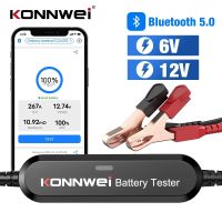 ZZOOI KONNWEI BK100 Bluetooth 5.0 Car Motorcycle Battery Tester 6V 12V Battery Analyzer 100 to 2000 CCA Charging Cranking Test Tools