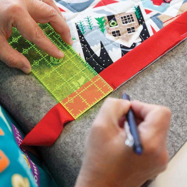 BolehDeals Acrylic Quilting Ruler Rectangle Ruler Template Clear