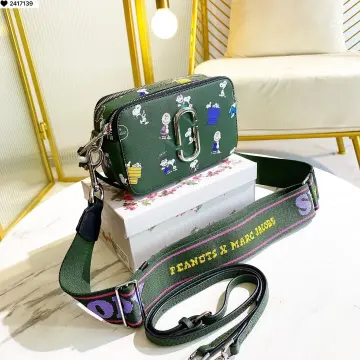 Marc Jacobs, Bags, Marc Jacobs Logo Strap Snapshot Small Camera Bag  Snoopy Peanuts