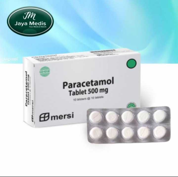 Paracetamol Tablet 500 Mg 1 Box 100 Tablet Lazada Indonesia