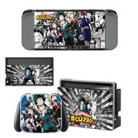 My Hero Academia สไตล์ไวนิล Decal สติกเกอร์ผิวสำหรับ Nintend Switch NS NX คอนโซล Joy-con ป้องกัน-hjgytyuuiytt