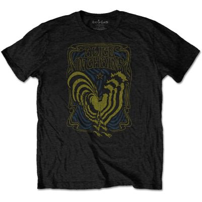Alice In Chains Psychedelic Rooster Shirt S M L XL XXL Tshirt Official T-shirt