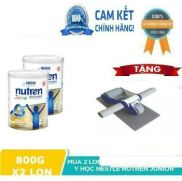 TẶNG CON LĂN TÂP BỤNG CAO CẤP Bộ 2 lon Sữa bột Nutren Junior 800g dành cho