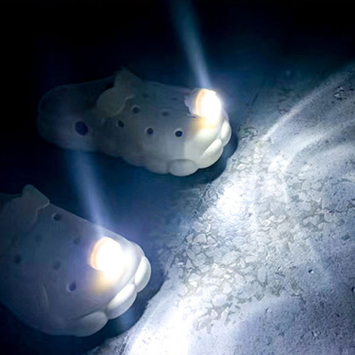 headlights-plastic-croc-small-light-funny-shoe-accessories-running-and-camping