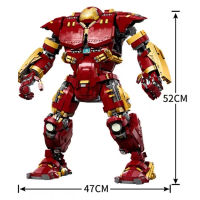 บล็อคตัวต่อหุ่นยนต์ MK44 Hulk Buster 76210 MOC ของขวัญวันเกิด ของเล่นสําหรับเด็กผู้ชาย 4049 ชิ้น