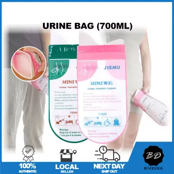 24 x Jiemu Urine Bag Mini WC Portable Disposable Unisex Mobile Emergency  Toilet.