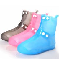 Rain Boot Cover Waterproof Rainy Day Shoe Silicone Shoes Rainproof Foot Anti-Slip Thickened Wear-Resistant Men Women Boots