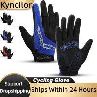 hotx【DT】 New Outdoor Non-Slip Cycling Gloves Men And Sbr Shock-Absorbing