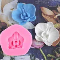 【lz】✎✉  3D Simulação Orquídea Silicone Molde Rose Flower Fondant Mold Phalaenopsis Vela Sabão Doces Bolo De Chocolate Decoração Ferramenta de cozimento