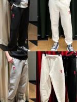 23SS Ami New Style Sweatpants With Leggings Trousers For Men And Women The Same Style High-End Trendy Niche Trendy Brand Style