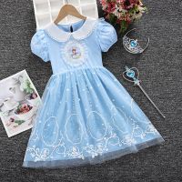 [COD] Frozen Childrens Birthday Short Sleeve Skirt