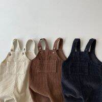 Baby Boy Solid Rompers Overalls Children Corduroy Solid Overalls Suspender Infant Jumpsuit Baby Boy Casual Pants Spring