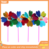 【Youer】 เลื่อมที่มีสีสันกังหันลม SPINNER บ้านสวนตกแต่งเด็กของเล่น