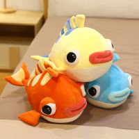 [COD] clownfish creative big mouth fish doll plush toy simulation rag gift wholesale