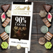 SWISS DARK CHOCOLATE Socola đen 90% Lindt Swiss Classic dạng thanh