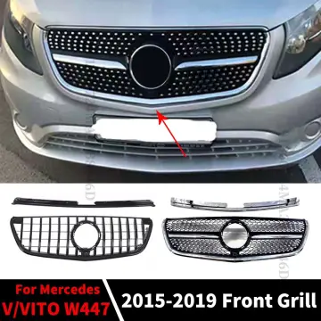 Sport Front Hood Grille Racing Bumper Grill Diamond Style Mesh