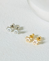 Julys - acrylic daisy stud earrings