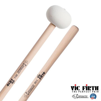 Vic Firth  ไม้กลอง MB5H ไม้กลองใหญ่มาร์ชชิ่ง หัวไม้สักหลาดแข็ง เหมาะสำหรับกลองเบสขนาด 30 – 22 นิ้ว ** Made in U.S.A. **