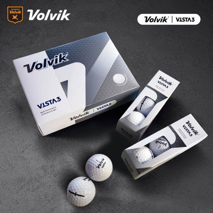 Volvik Golf 12 Grains Of Glossy ThreeLayer Ball VISTA3 White Game Ball