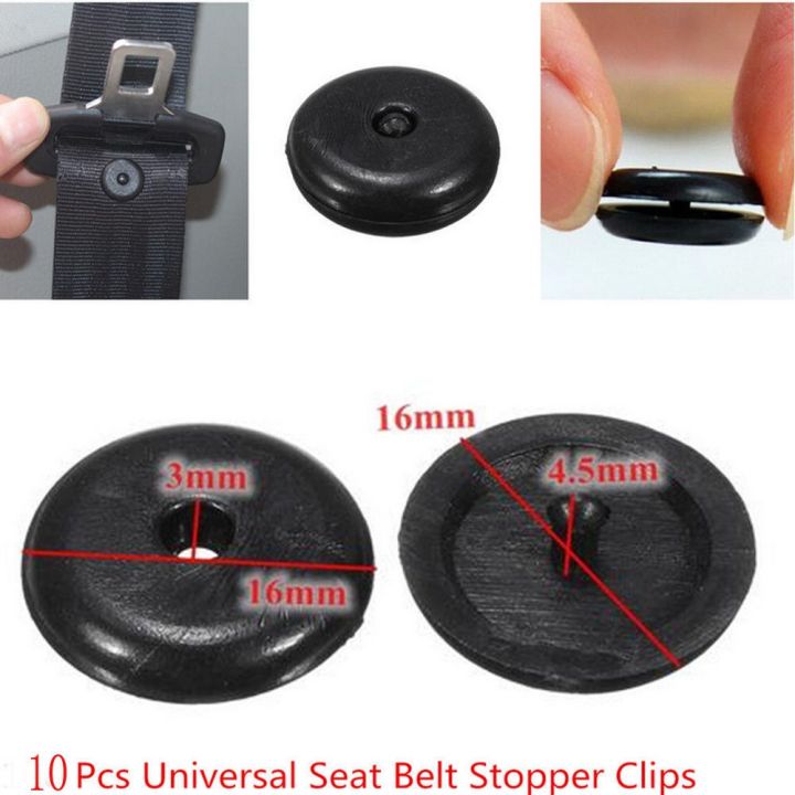 sekinnew-10pcs-car-parts-black-plastic-car-safety-seat-belt-stopper-spacing-limit-buckle-clip-retainer-seatbelt-stop-button