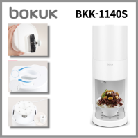 Bokuk เครื่องโกนหนวดน้ำแข็งเกล็ด BKK-1140S น้ำแข็งไสถั่วแดงน้ำแข็งไสนมเครื่องทำน้ำแข็งน้ำหิมะตกเครื่องทำน้ำแข็งดีไซน์ทันสมัยมอเตอร์ที่ทรงพลังใบสแตนเลส