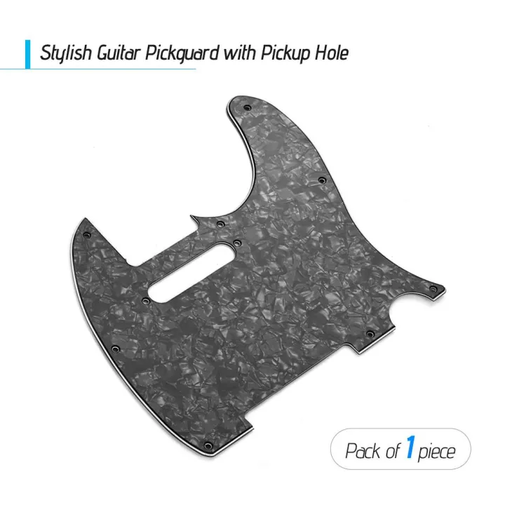 3Ply Guitar Pickguard with Single Coil Pickup Hole for Telecaster Style