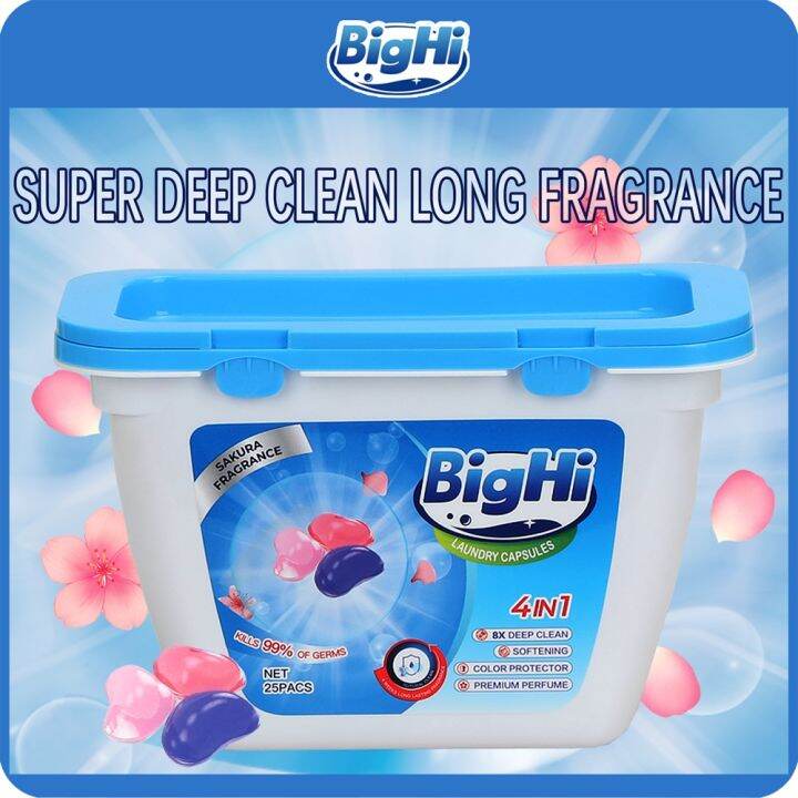 Bighi Laundry Detergent Liquid Capsules Wash Ball Washing machine