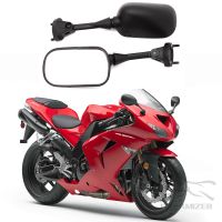 กระจกสำหรับยามาฮ่ามองหลังด้านข้างสีดำรถจักรยานยนต์1คู่ YZF-R1 2007-2008 YZF R6 2006-2007ซ้ายขวากระจกมองหลัง