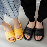 2023 Family Bathroom Slippers Home Indoor Non-slip Unisex Solid Soft Bottom Slipper Sandals Women and Men Slippers Flat Shoes