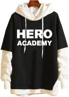 WANHONGYUE Anime My Hero Academia Hoodie Sweatshirt Men Women Long Sleeve Pullover Hooded Sweater