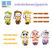 PAPA BABY NAIL กรรไกรตัดเล็บรูปการ์ตูนสำหรับเด็ก สีนสันสดใส สุดน่ารัก CEQ-079