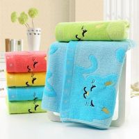 【jw】┇  Soft Cotton Cartoon Blanket Baby Newborn Infant Kids Breathable Swimwear Shower