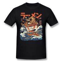 Humor The Great Ramen Off Kanagawa Funny  New Arrival TShirt Designers Do Is Decoration That   Cotton For Men Shirt