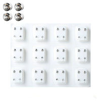 12 Ear Stud Kits Studs Piercing Pairs