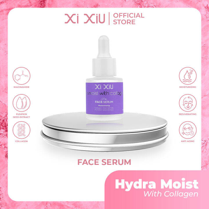 XI XIU HYDRA MOIST WITH COLLAGEN FACE SERUM Lazada Indonesia